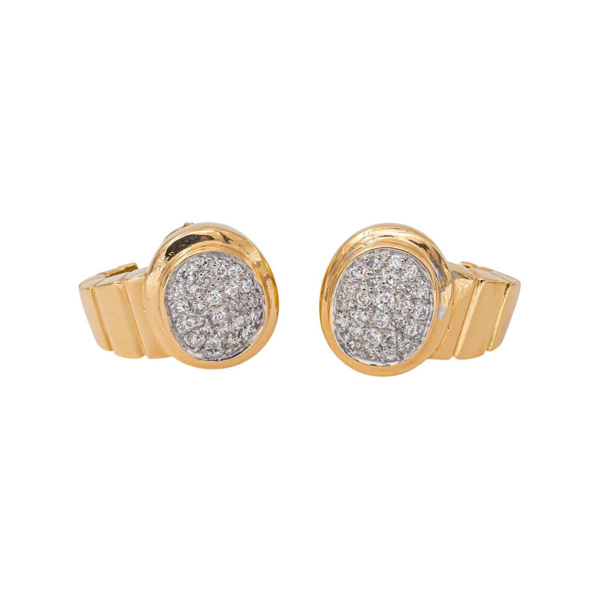 Boucles d'oreilles Or jaune Diamant - Castafiore