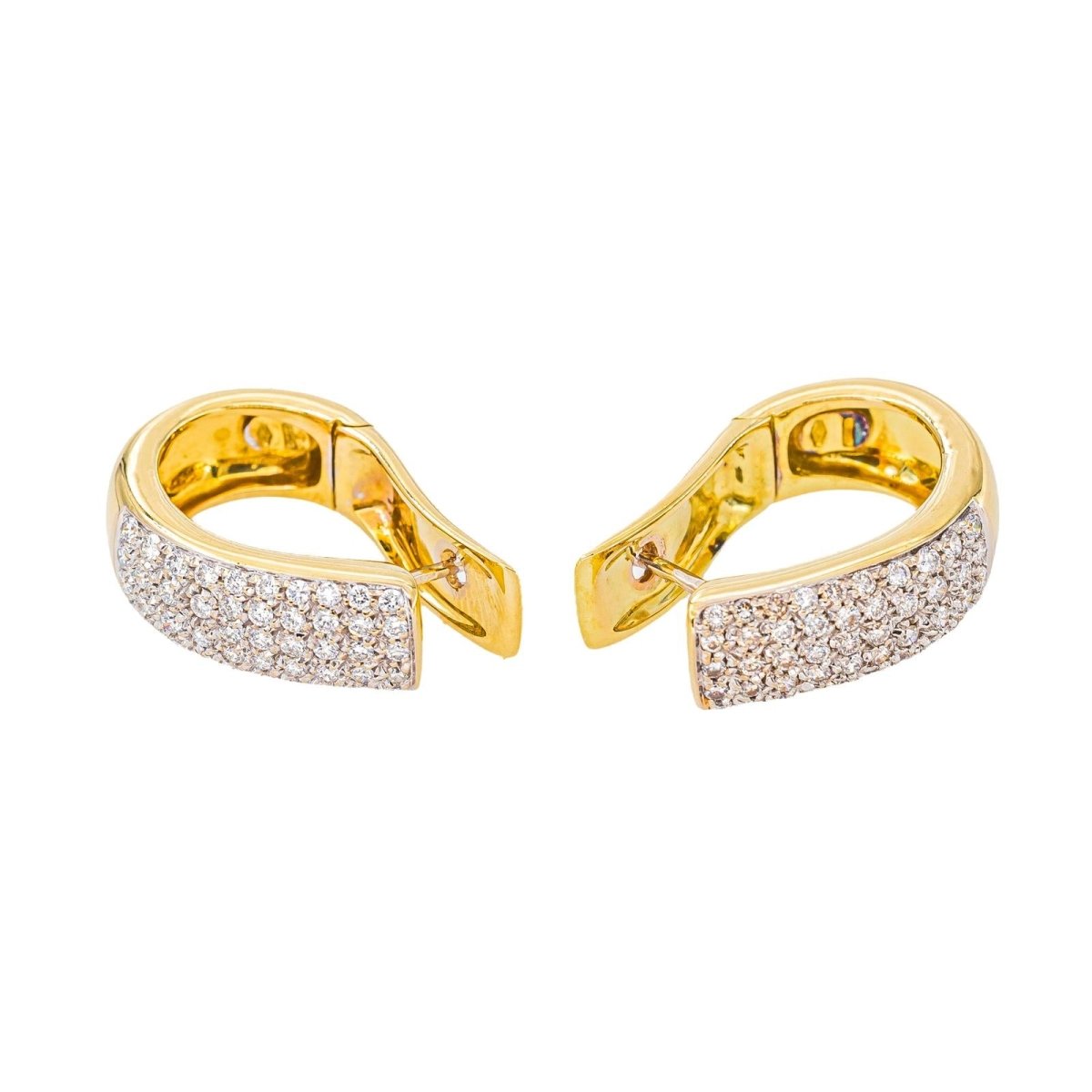 Boucles d'oreilles Or jaune Diamant - Castafiore