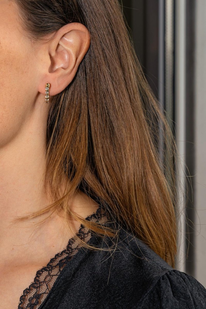 Boucles d'oreilles Or jaune Diamant - Castafiore