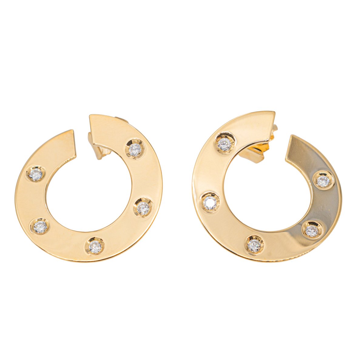 Boucles d'oreilles Or jaune Diamant - Castafiore