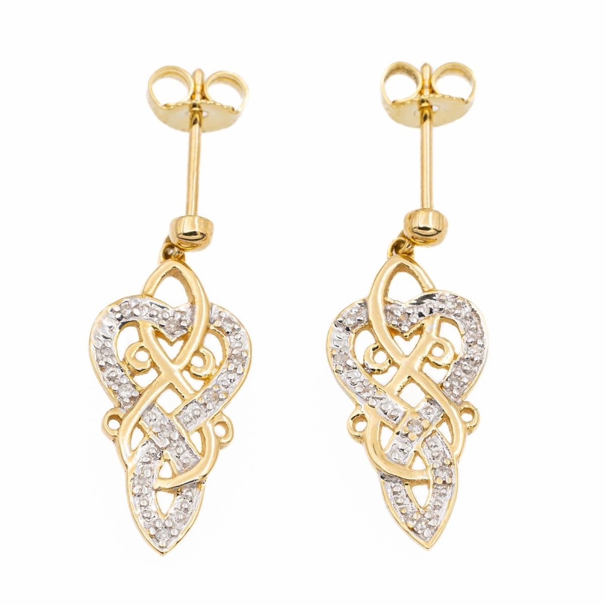 Boucles d'oreilles Or jaune Diamant - Castafiore