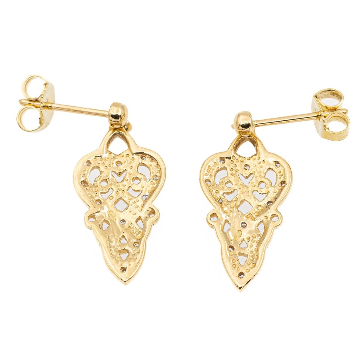 Boucles d'oreilles Or jaune Diamant - Castafiore