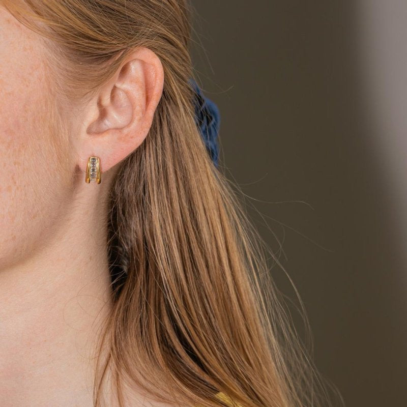 Boucles d'oreilles Or jaune Diamant - Castafiore