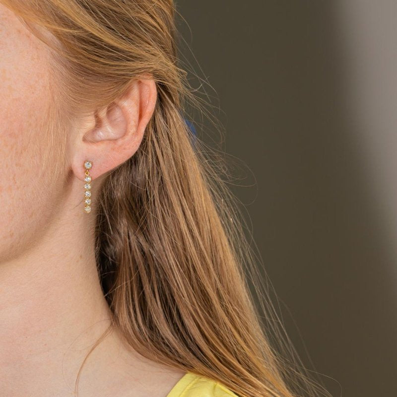 Boucles d'oreilles Or jaune Diamant - Castafiore