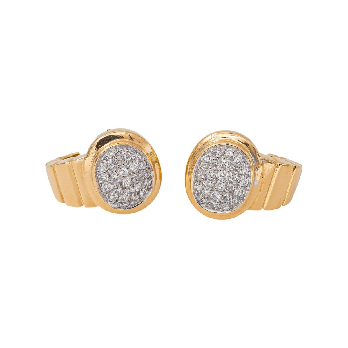 Boucles d'oreilles Or jaune Diamant - Castafiore