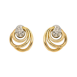 Boucles d'oreilles Or jaune Diamant - Castafiore