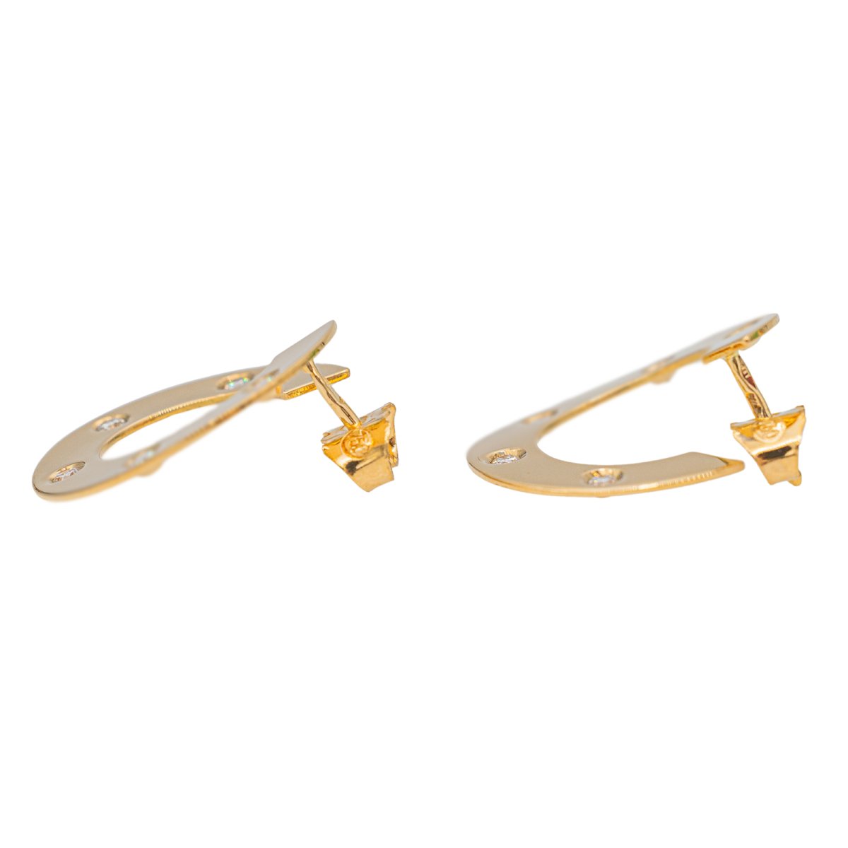 Boucles d'oreilles Or jaune Diamant - Castafiore