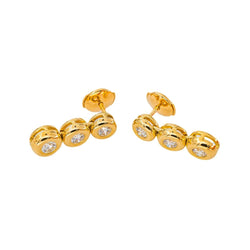 Boucles d'oreilles Or jaune Diamant - Castafiore