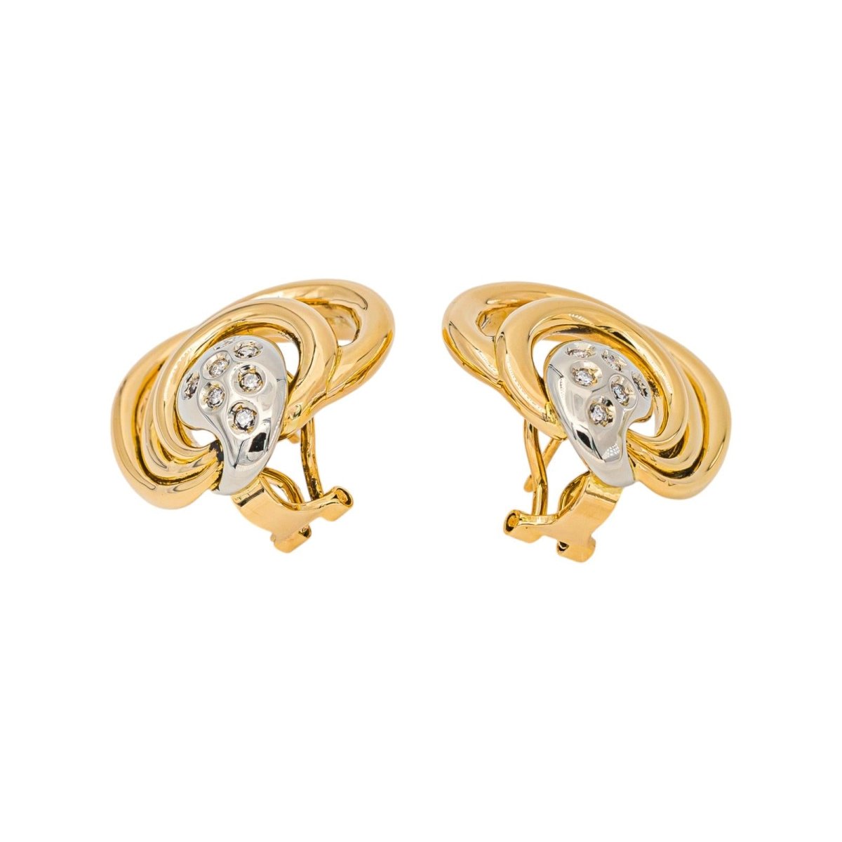 Boucles d'oreilles Or jaune Diamant - Castafiore