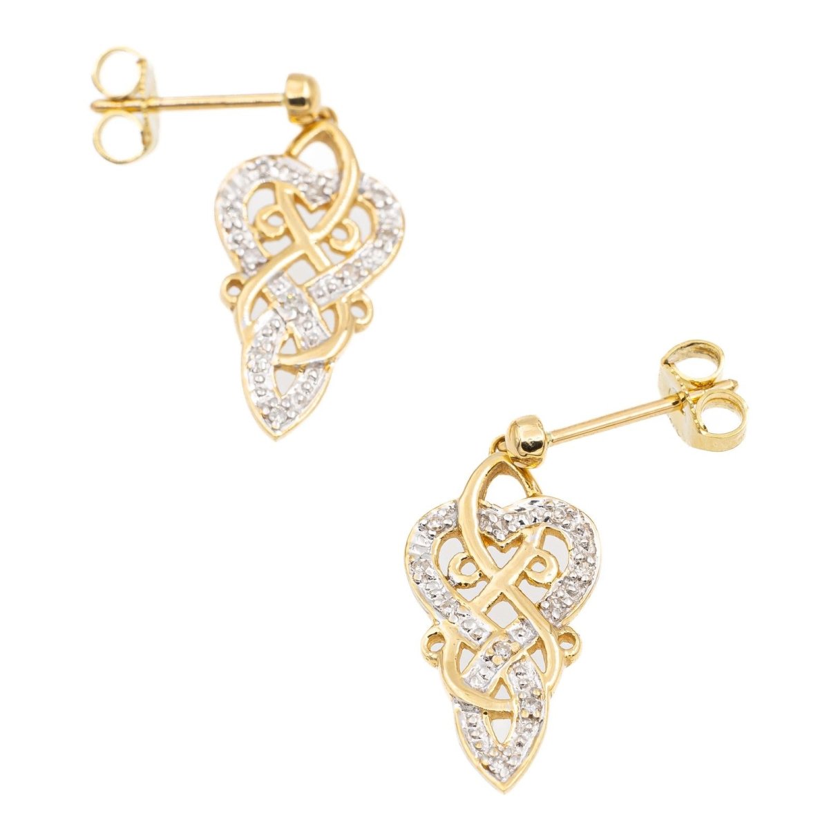Boucles d'oreilles Or jaune Diamant - Castafiore