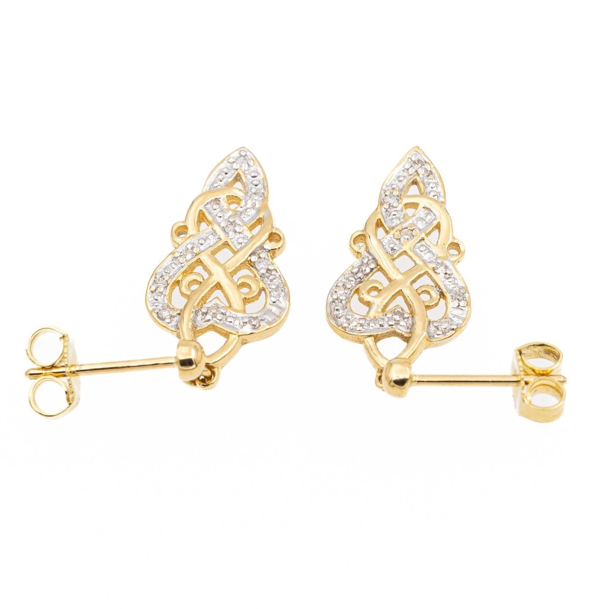 Boucles d'oreilles Or jaune Diamant - Castafiore