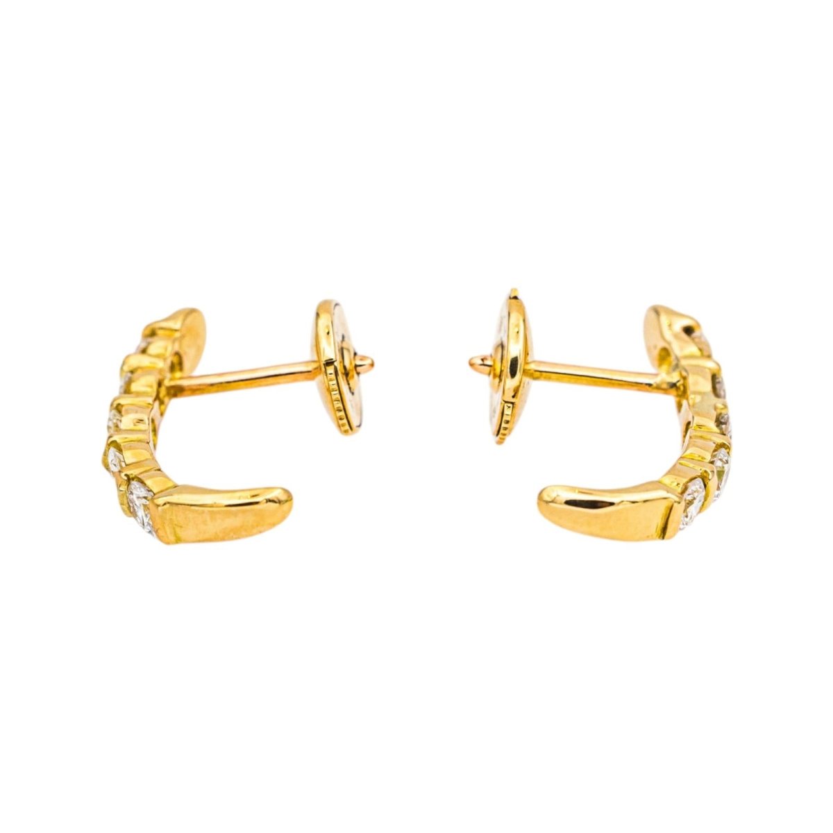 Boucles d'oreilles Or jaune Diamant - Castafiore