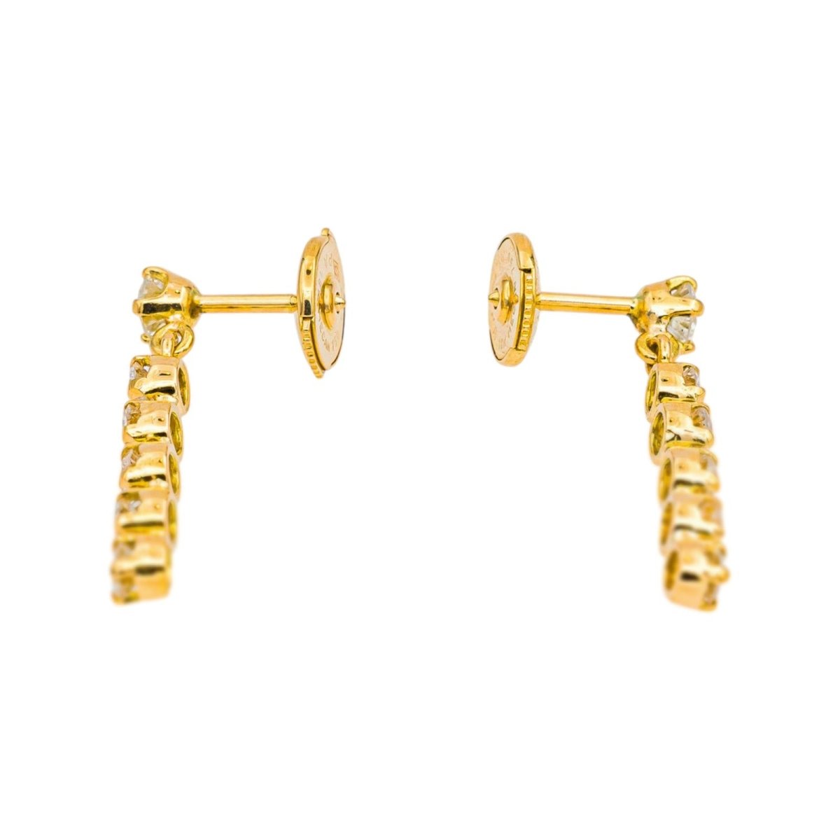 Boucles d'oreilles Or jaune Diamant - Castafiore