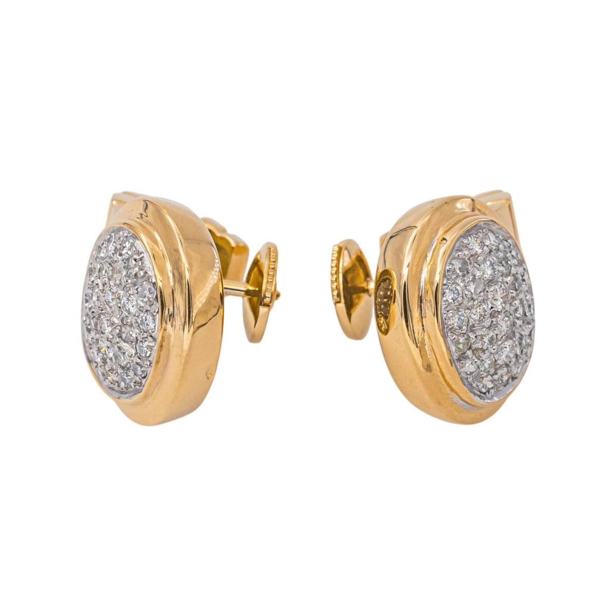 Boucles d'oreilles Or jaune Diamant - Castafiore
