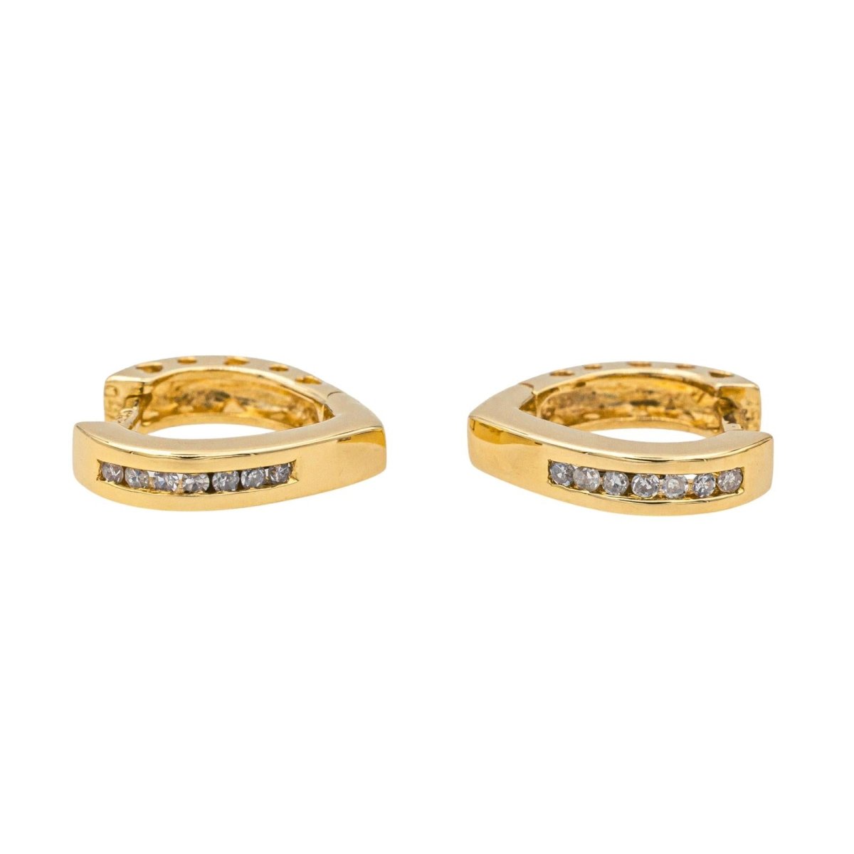 Boucles d'oreilles Or jaune Diamant - Castafiore