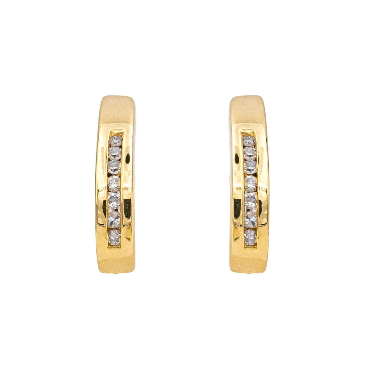 Boucles d'oreilles Or jaune Diamant - Castafiore