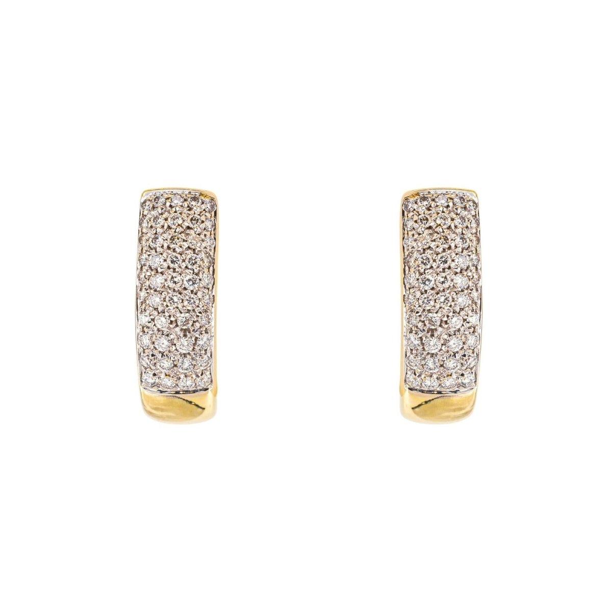 Boucles d'oreilles Or jaune Diamant - Castafiore