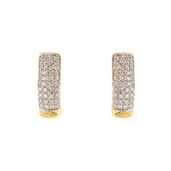 Boucles d'oreilles Or jaune Diamant - Castafiore