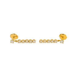Boucles d'oreilles Or jaune Diamant - Castafiore