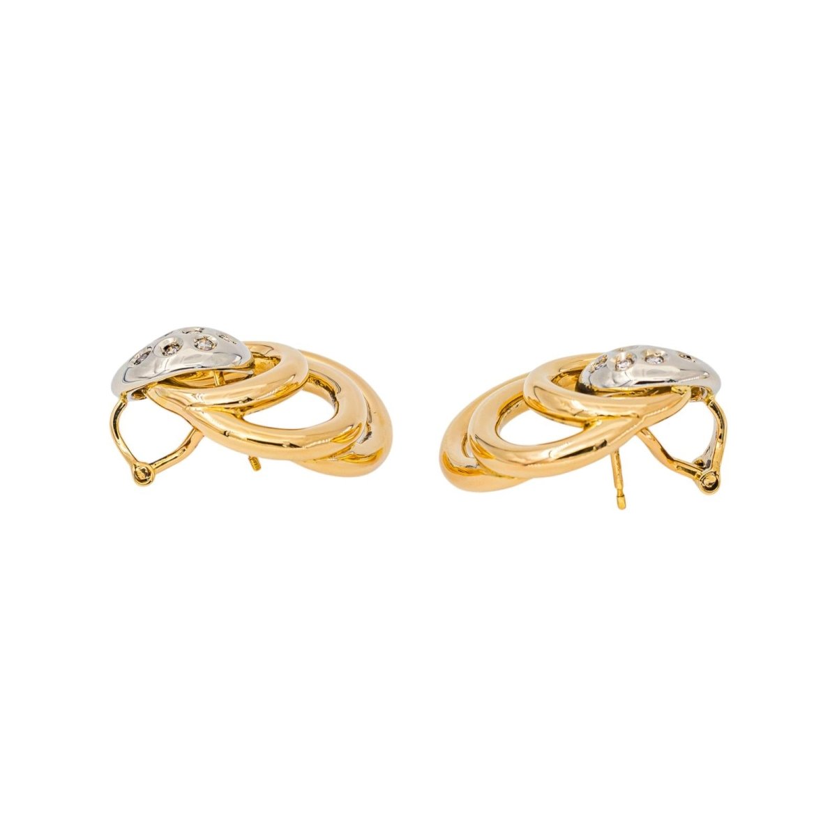 Boucles d'oreilles Or jaune Diamant - Castafiore