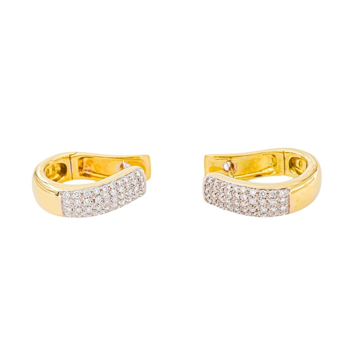 Boucles d'oreilles Or jaune Diamant - Castafiore