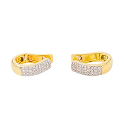 Boucles d'oreilles Or jaune Diamant - Castafiore
