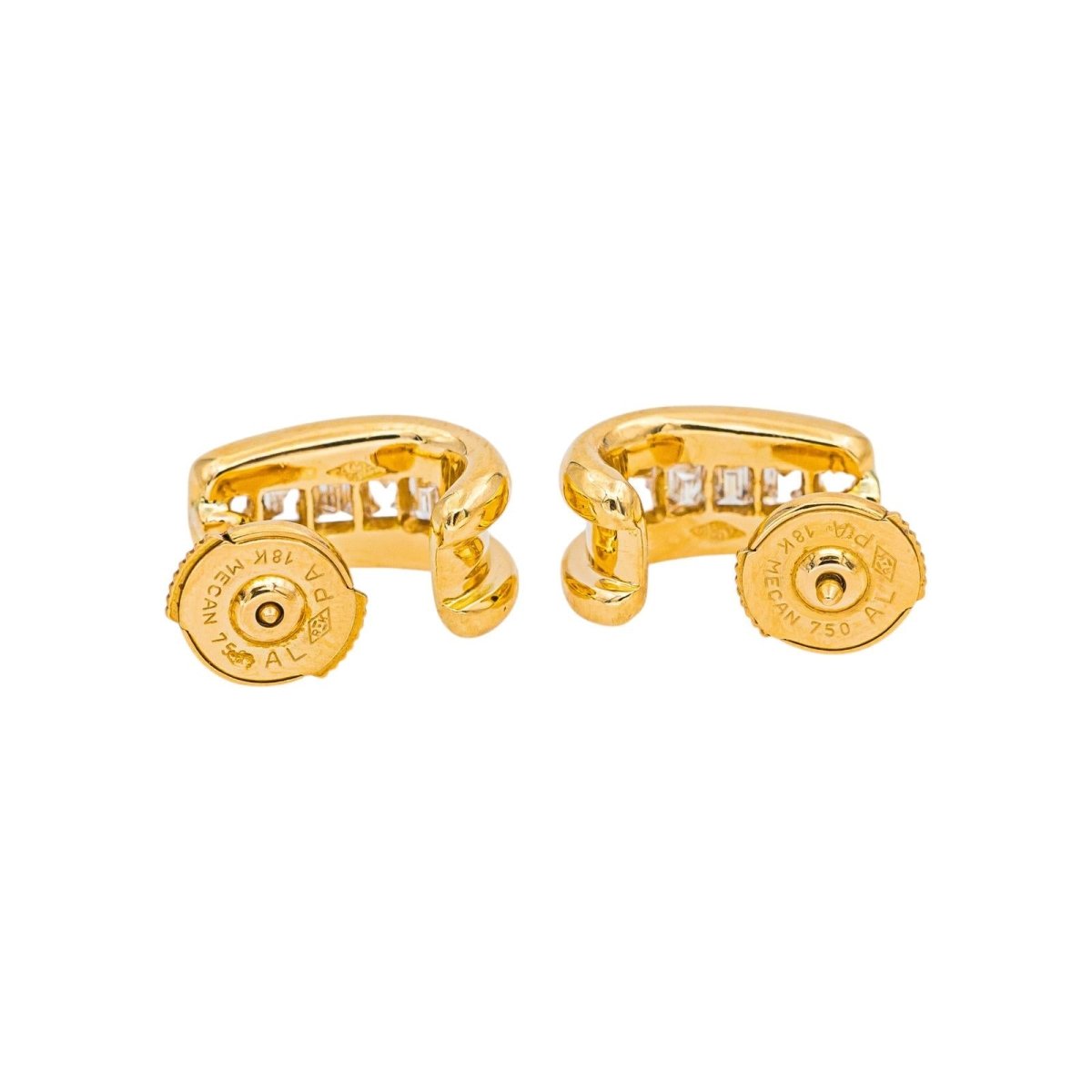 Boucles d'oreilles Or jaune Diamant - Castafiore