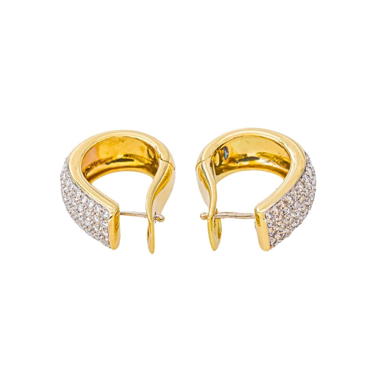 Boucles d'oreilles Or jaune Diamant - Castafiore