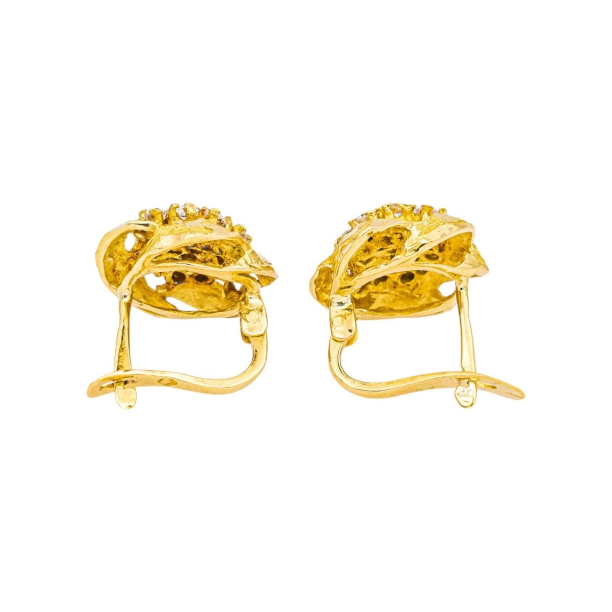 Boucles d'oreilles Or jaune Diamant - Castafiore