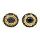 Boucles d'oreilles Or jaune Saphir - Castafiore