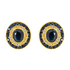 Boucles d'oreilles Or jaune Saphir - Castafiore