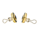 Boucles d'oreilles Or jaune Saphir - Castafiore