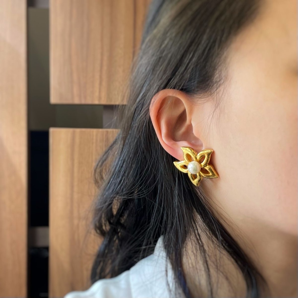 Boucles d'oreilles Or & Perles - ZOLOTAS - Castafiore