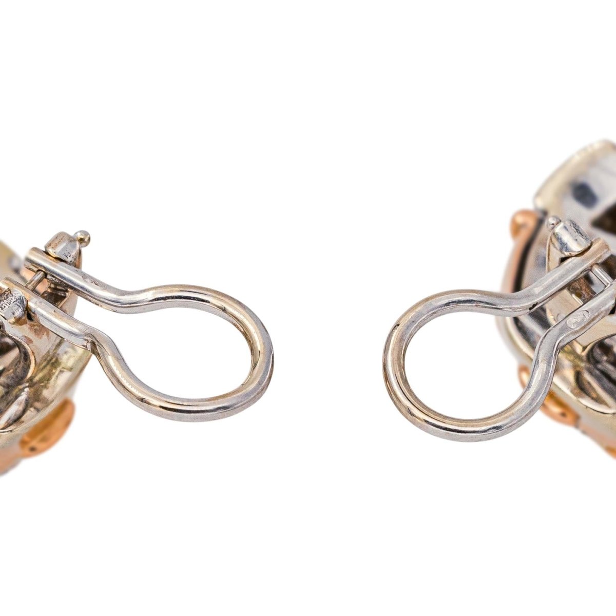 Boucles d'oreilles Or rose Diamant - Castafiore
