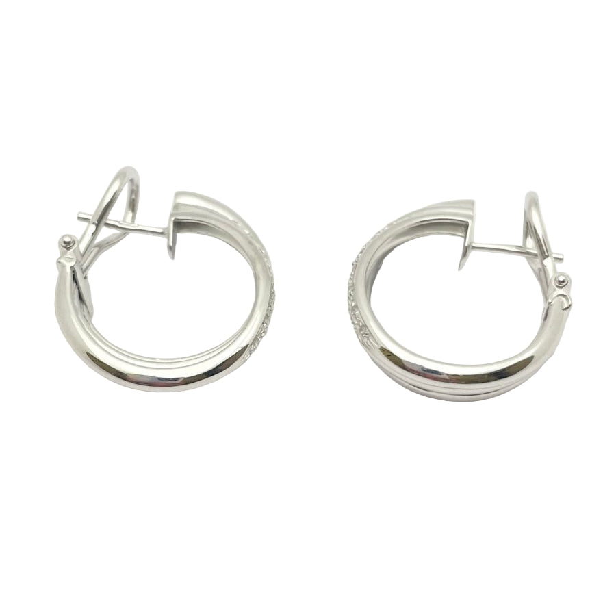 Boucles d'oreilles ORECCHINI Diamants en or blanc - Castafiore