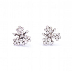 Boucles d'oreilles PASQUALE BRUNI fleurs en diamants - Castafiore