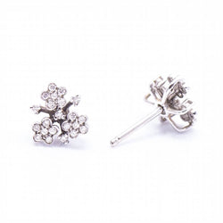 Boucles d'oreilles PASQUALE BRUNI fleurs en diamants - Castafiore