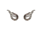 Boucles d'oreilles Pendantes BOUCHERON "Night and day" versatiles en or blanc et diamants - Castafiore