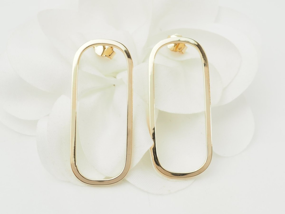 Boucles d’oreilles Pendantes en or jaune - Castafiore