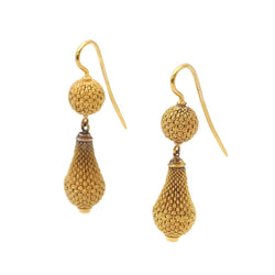 Boucles d'oreilles Pendantes en or jaune - Castafiore