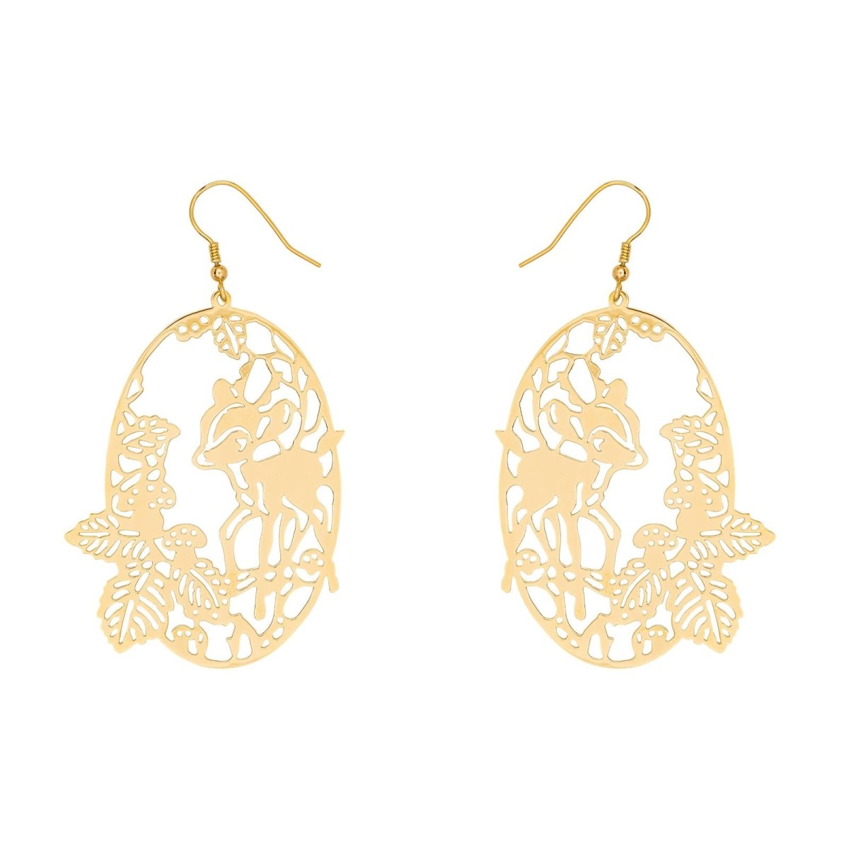 Boucles d'oreilles Pendantes en or jaune - Castafiore