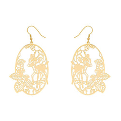 Boucles d'oreilles Pendantes en or jaune - Castafiore