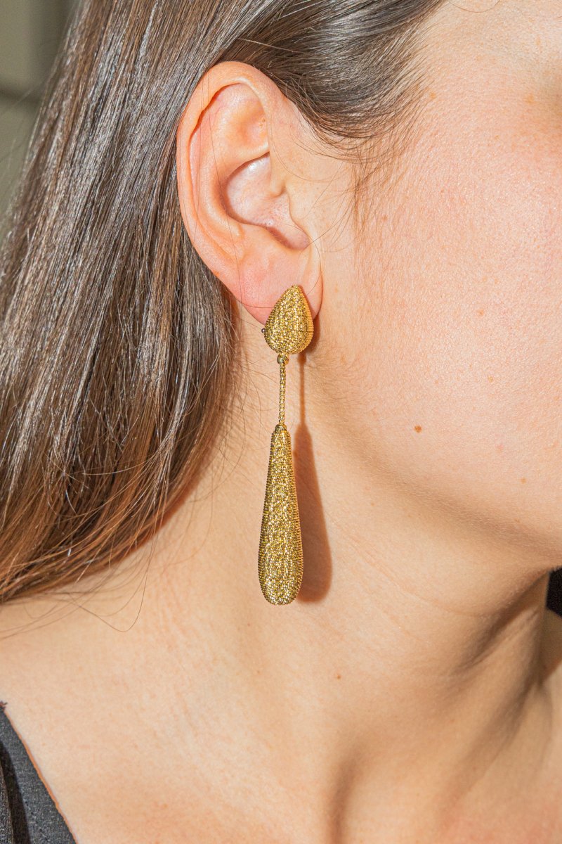 Boucles d'oreilles Pendantes en Or jaune - Castafiore