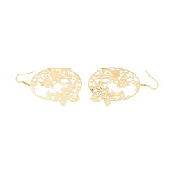 Boucles d'oreilles Pendantes en or jaune - Castafiore