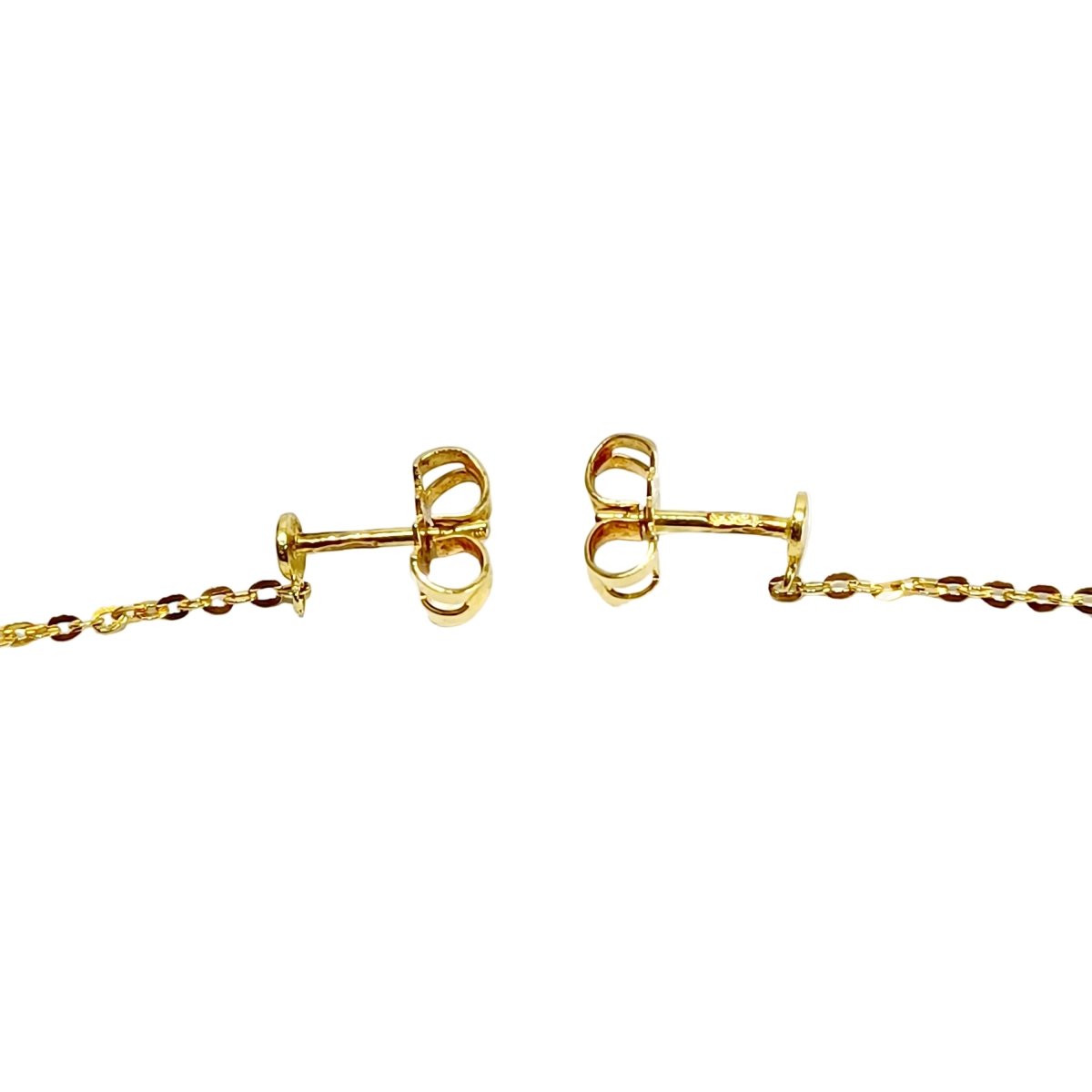 Boucles d'oreilles Pendantes en or jaune - Castafiore