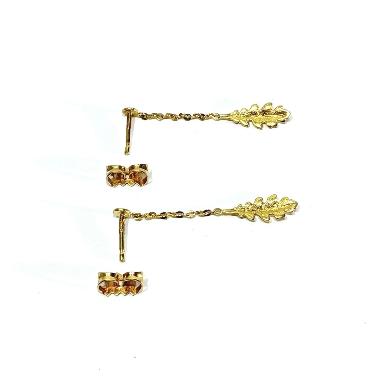 Boucles d'oreilles Pendantes en or jaune - Castafiore