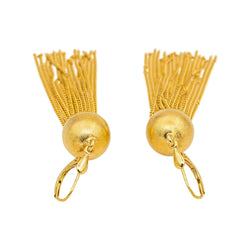 Boucles d'oreilles Pendantes en or jaune - Castafiore