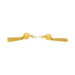 Boucles d'oreilles Pendantes en or jaune - Castafiore