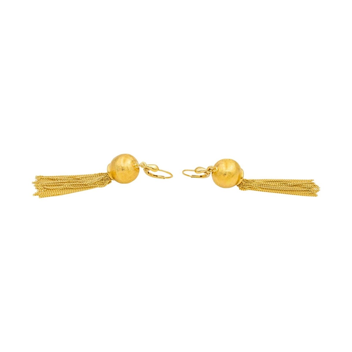 Boucles d'oreilles Pendantes en or jaune - Castafiore