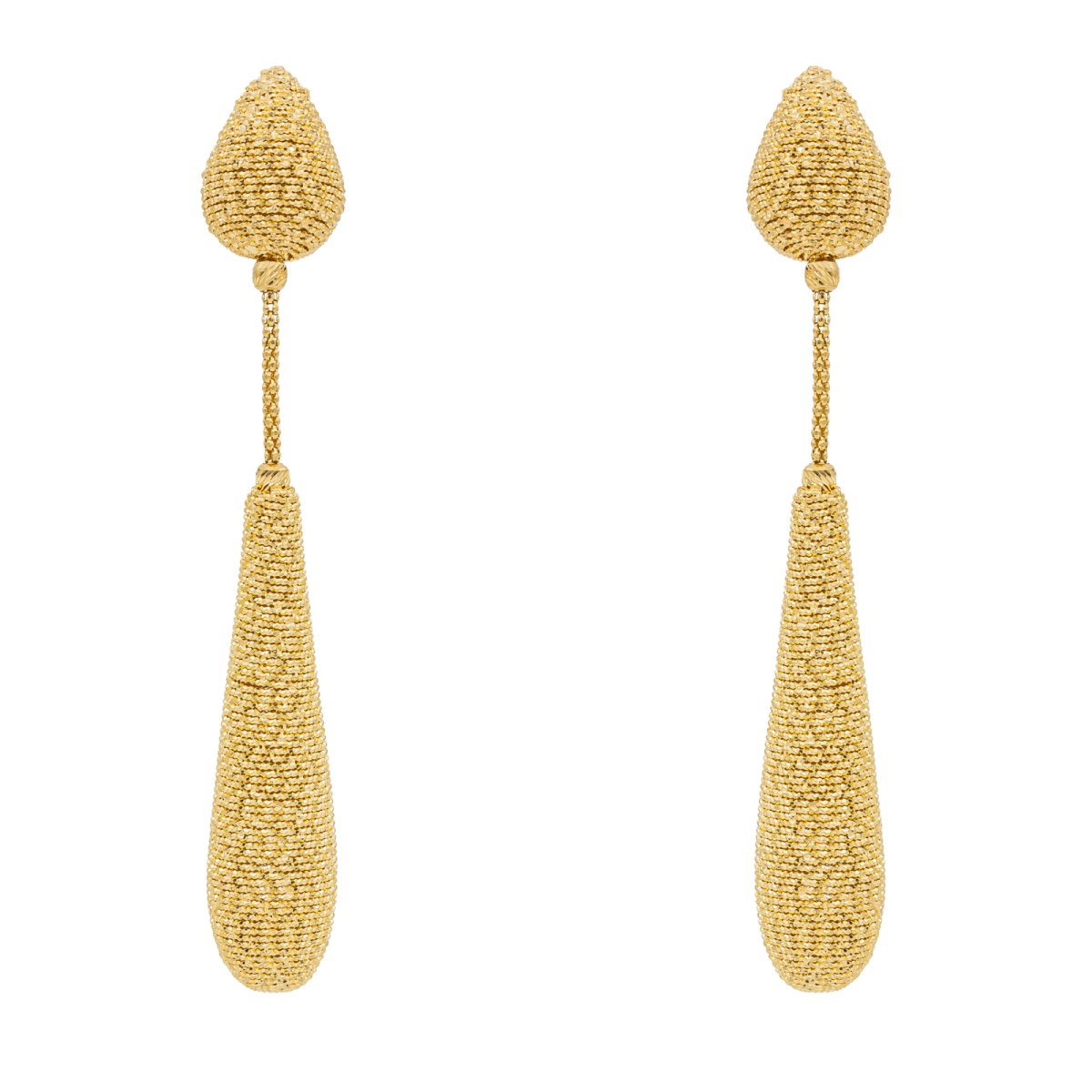 Boucles d'oreilles Pendantes en Or jaune - Castafiore